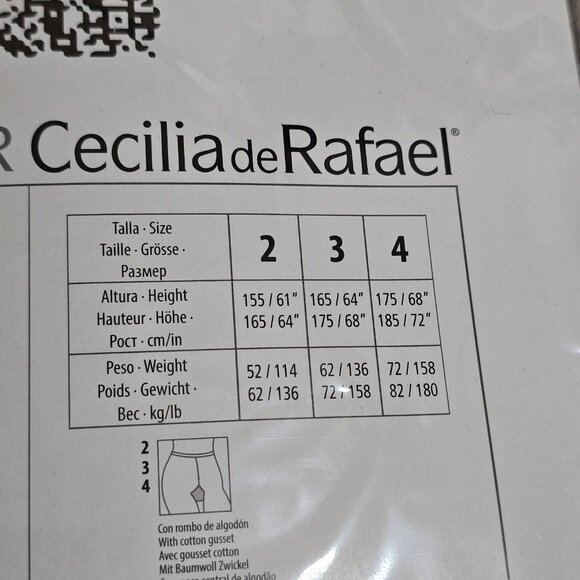 NIP Cecilia de Rafael CDR Iguana Fashion Tights Size M / 3 - Picture 5 of 5